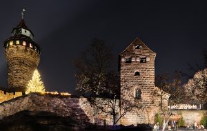 Picture of the nativity play underneath the Imperial Castle