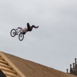 Picture of a rider in the air